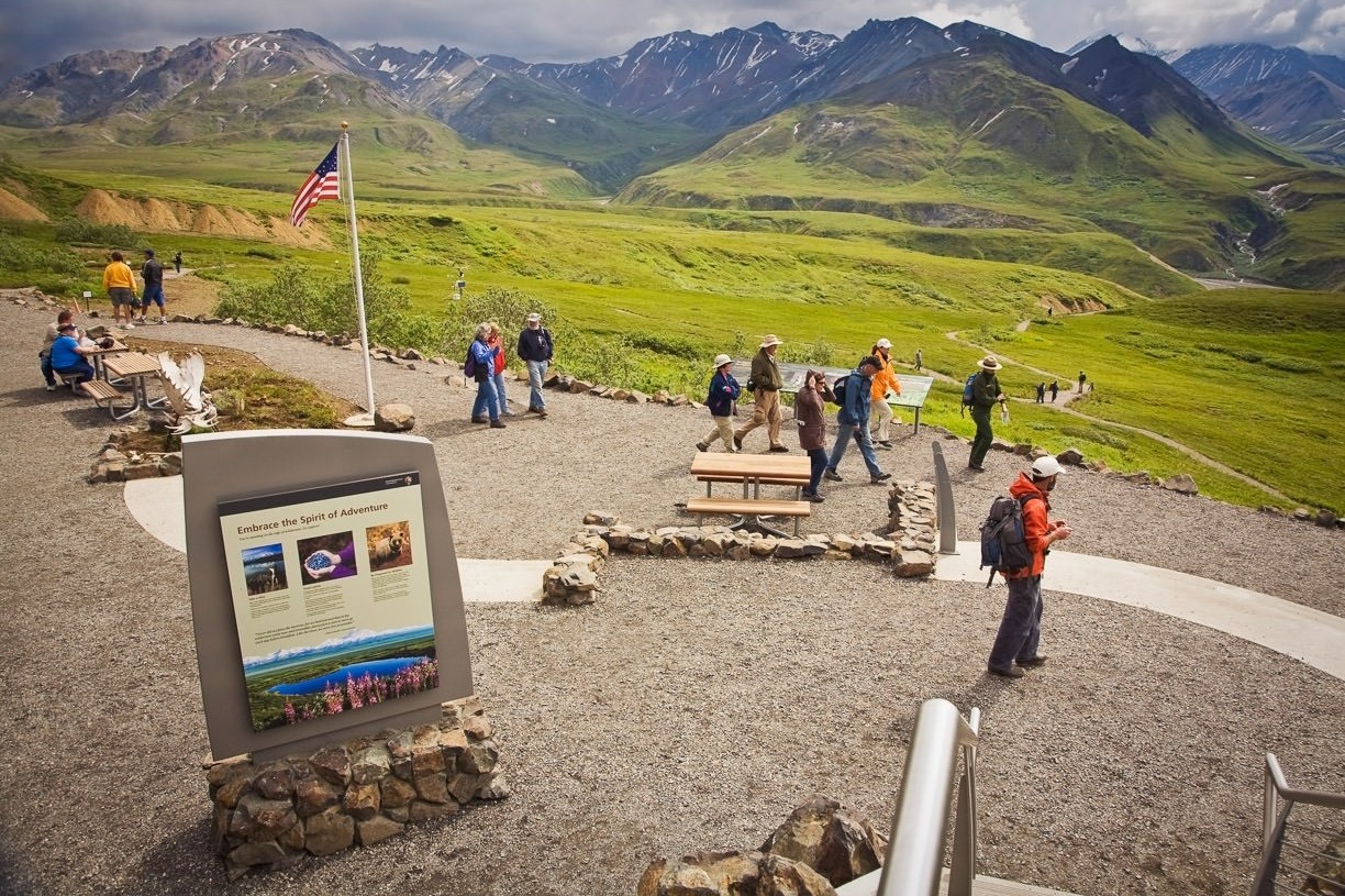 Eielson Visitor Center 33 miles from Summit of Denali